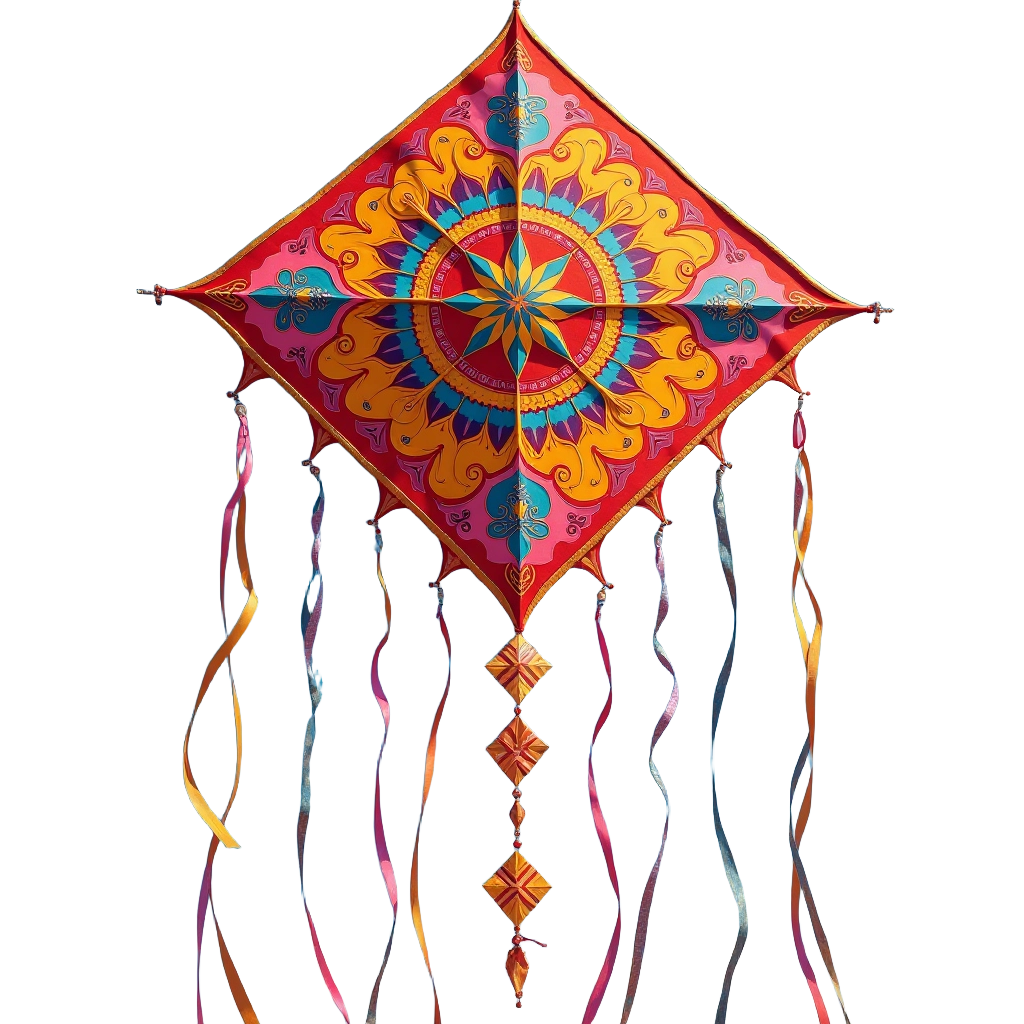 Colorful Diamond Kite